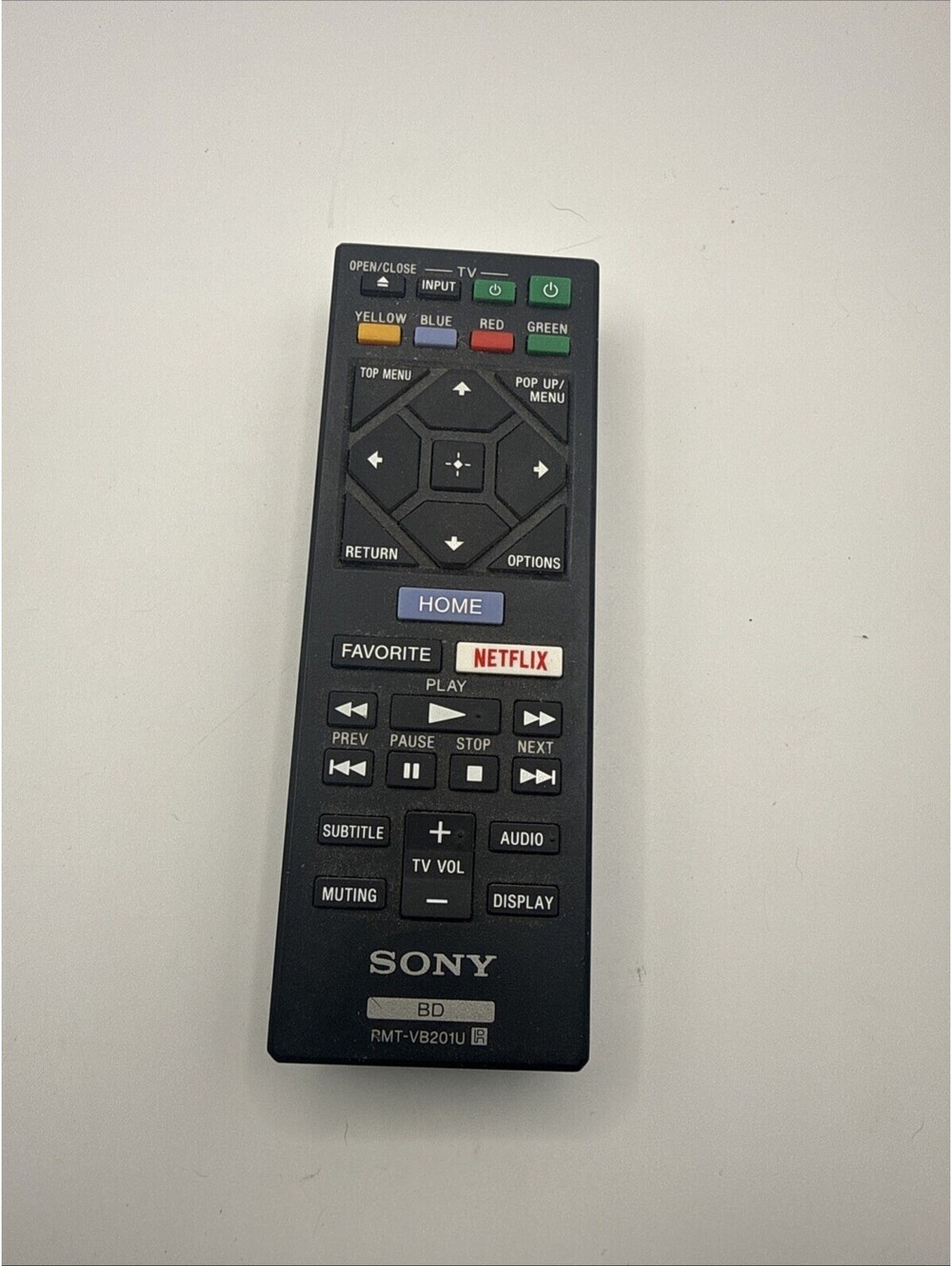 Sony Remote Control RMT VB201U for BDP S3700 BDP S1700 UBP X700 Blu ray Player